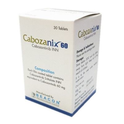 30 Tablets Cabozantinib 60mg Kidney Cancer Cabozantinib Tablets 60 Mg