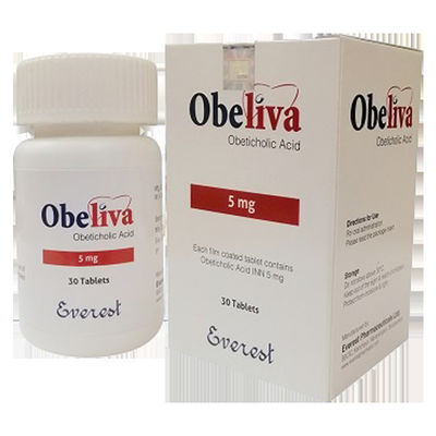 প্রাথমিক পিলারি সিরোসিসের জন্য Obetan Obeticholic Acid 5 Mg Tablet