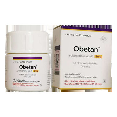 30 ট্যাব Obeticholic Acid 5mg প্রাথমিক পিলারি Cholangitis Ocabile 5 এমজি ট্যাবলেট