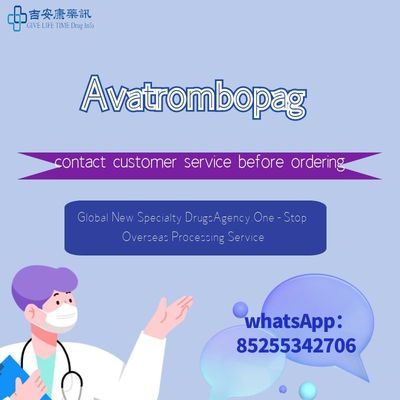 28 ক্যাপসুল 20mg Avatrombopag Avalet-20 থ্রম্বোসাইটোপেনিয়ার জন্য ব্যবহৃত ওষুধ