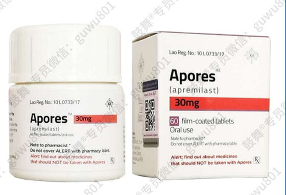 TlphApremilast_ Apores30mg*60 ট্যাবলেট/ বোতল (বক্স) পিসোরিয়াসিস, পিসোরিয়াটিক আর্থ্রাইটিসএই ওষুধের সাথে চিকিত্সার সময় প্রযোজ্য